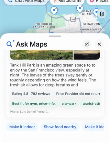 Aila's real-time AI co-pilot answering a question inside the app